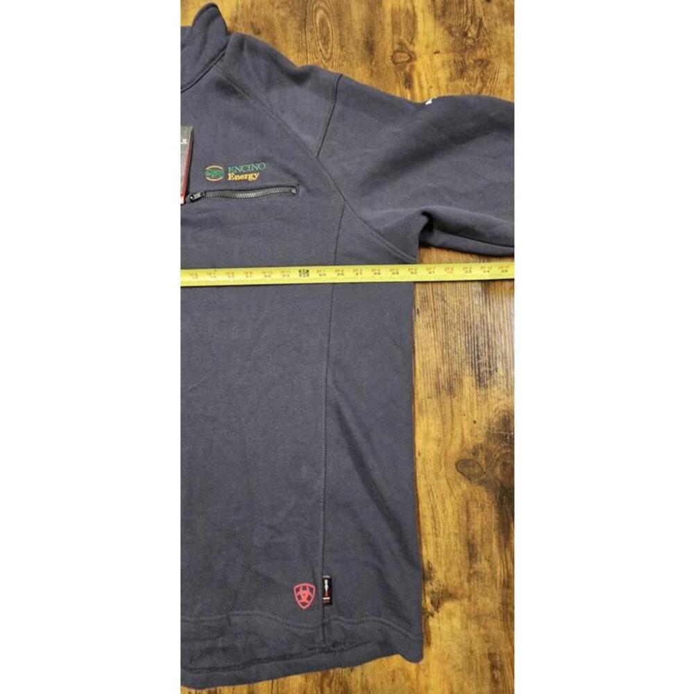 ARIAT CAT2 FR 1/4 Zip Sweatshirt Mens 3XL Tall Blue UL Certified Pullover NWT - Picture 5 of 7